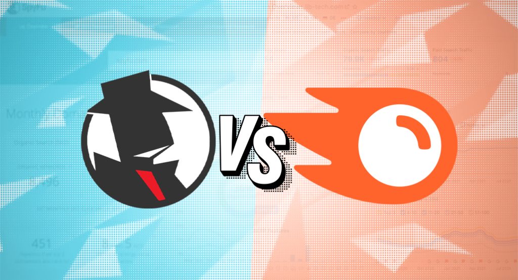 SpyFu and Semrush logos side by side
