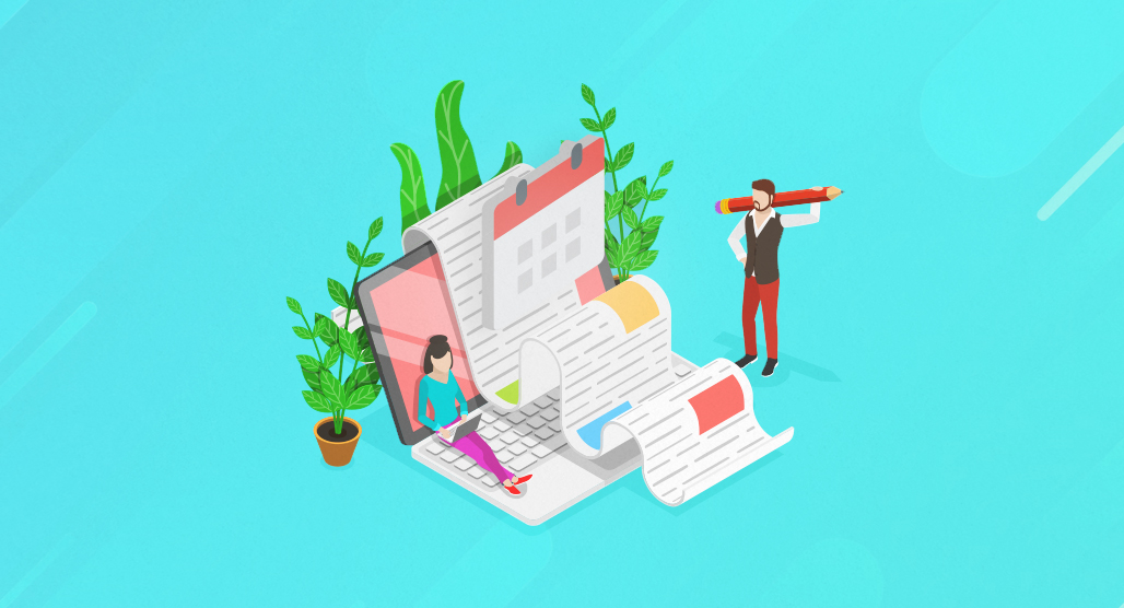 Daily blogging schedule template example layout