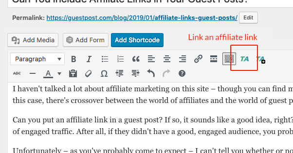 Person writing blog post with laptop
