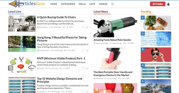 Person searching for guest blogging websites online