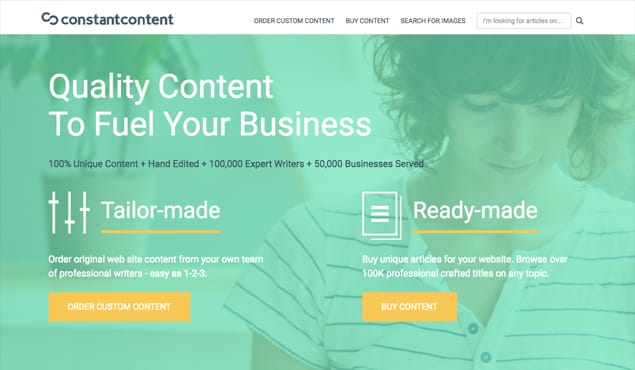 Freelance writer working on guest articles