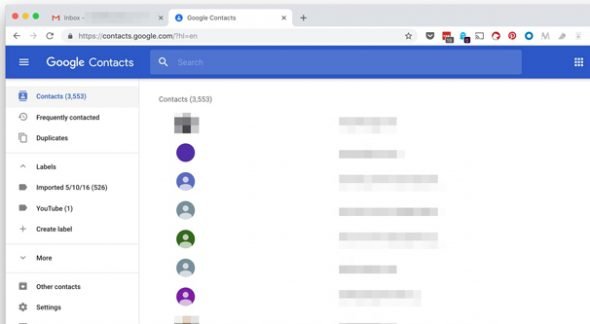 Person sharing blog post on social media
