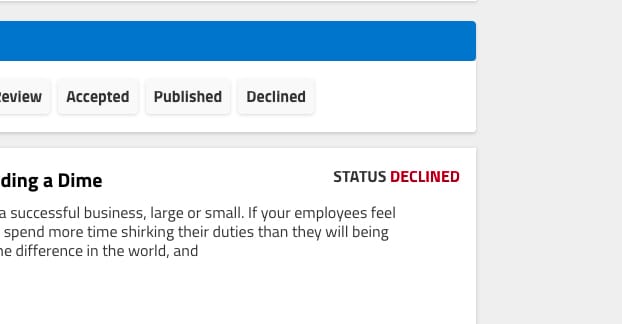 Person submitting guest post to multiple websites