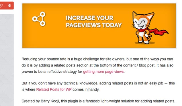 Quality guest post article on screen