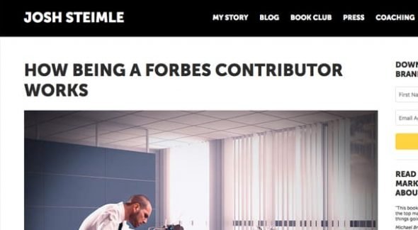 Forbes magazine cover with dollar signs