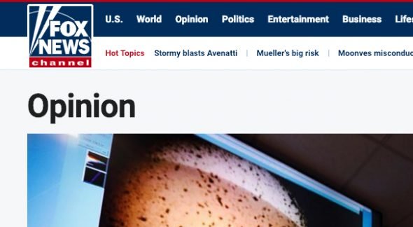 Fox News website guest post submission page
