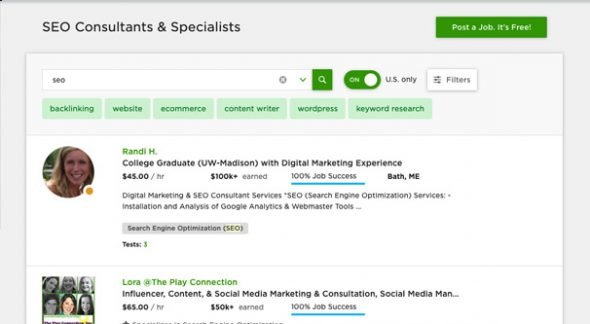 SEO budget calculation planning on paper
