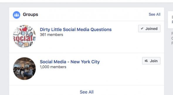 Person sharing blog post on social media