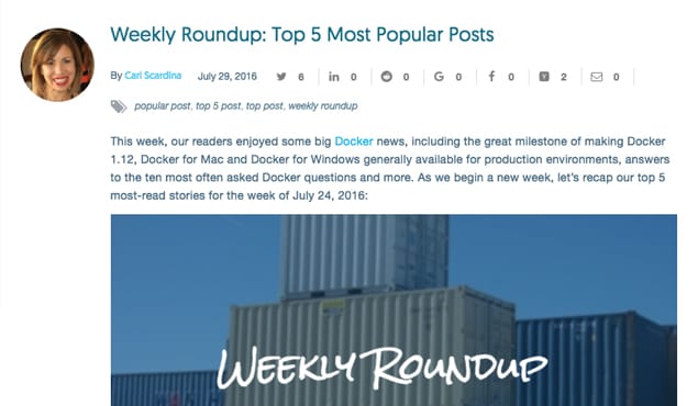 Diverse blog post topics and styles overview
