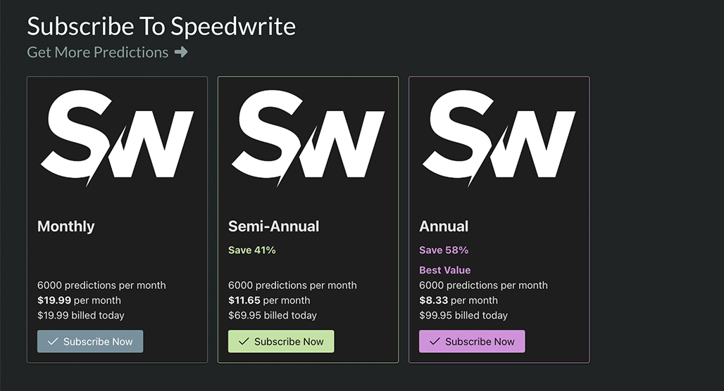 Person weighing pros and cons of Speedwrite