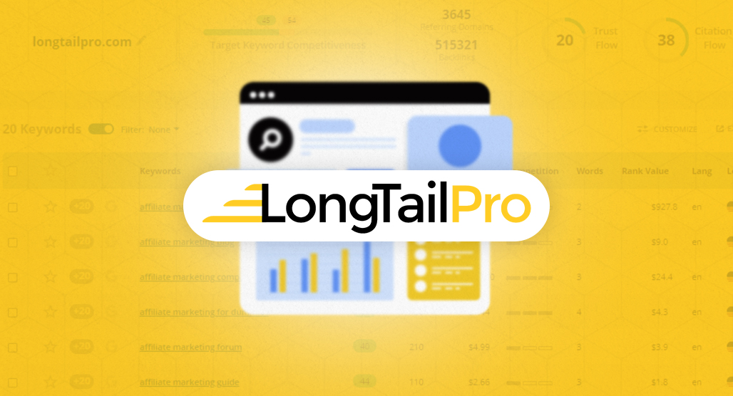 Keyword research tool comparison chart overview