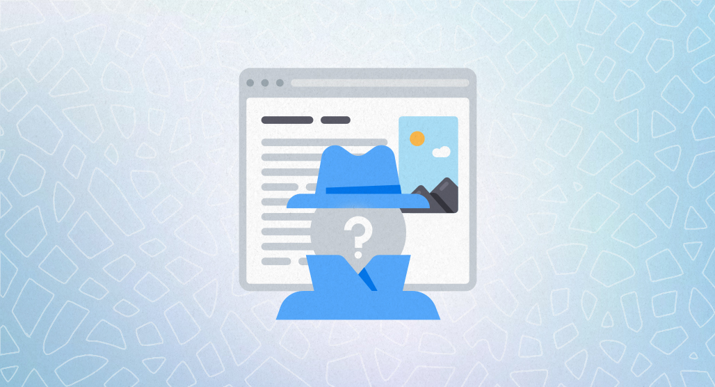 Person typing anonymously on laptop computer