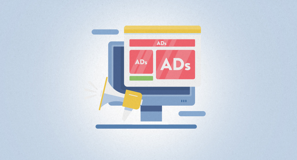 Blogger reviewing ad network dashboard options