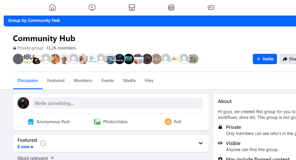 Diverse content formats displayed on screen