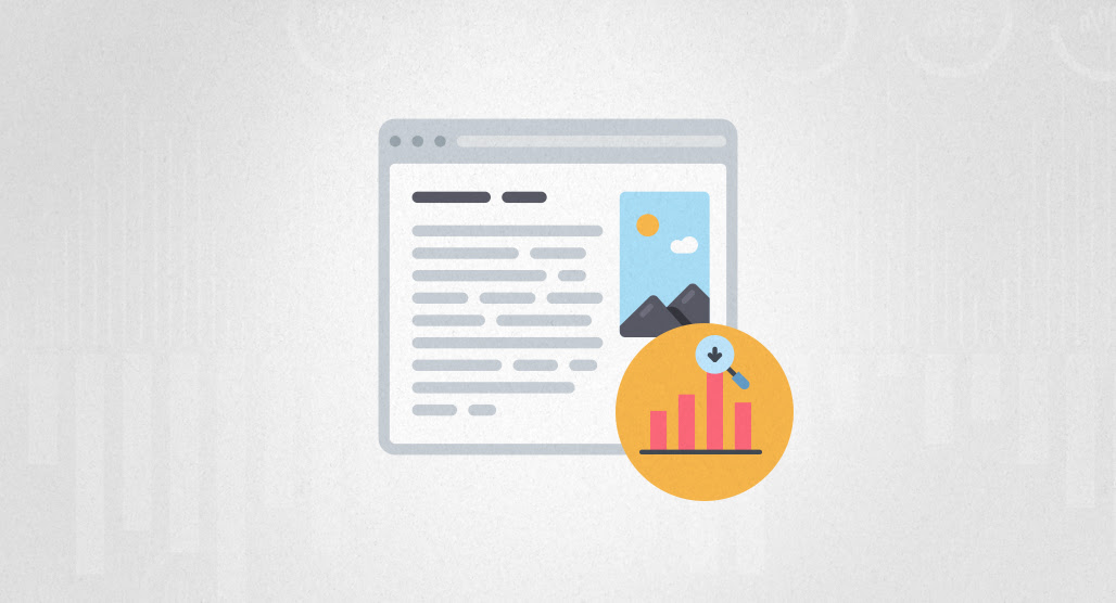 Blogger analyzing website with zero organic traffic