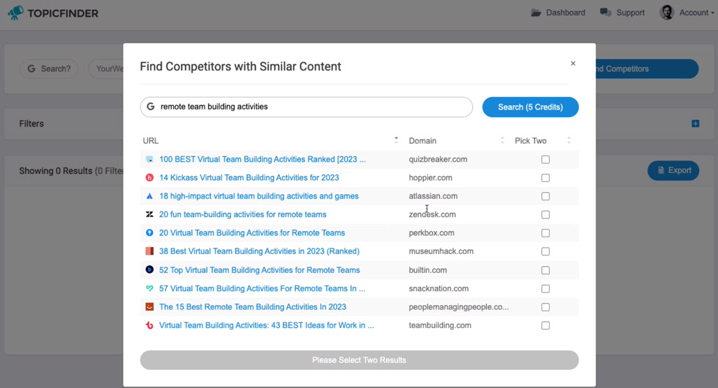 Marketer analyzing NLP content strategy data