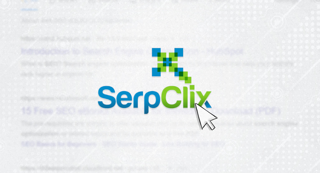SerpClix platform interface and logo overview