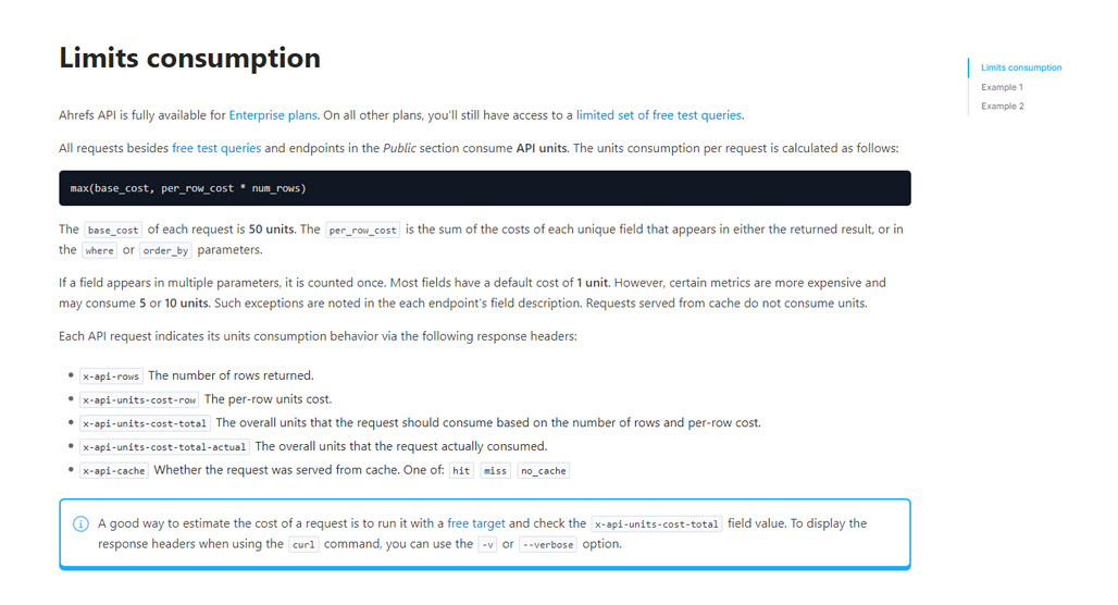Ahrefs API limitations and pricing concerns