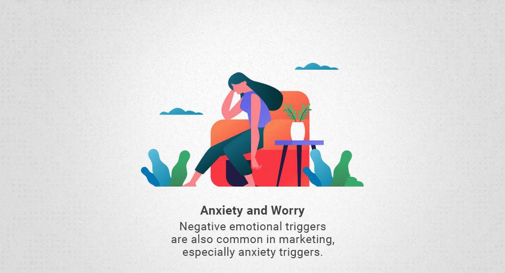 Marketer analyzing emotional trigger strategies chart