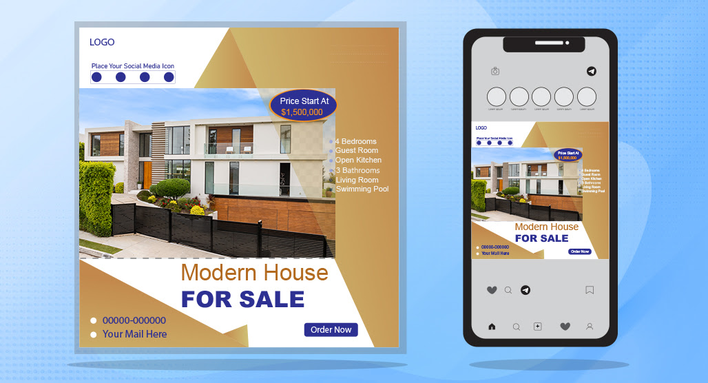 Generic real estate brokerage advertisement example