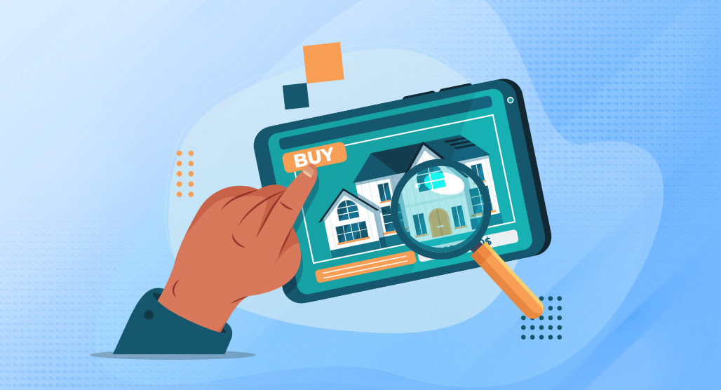 Real estate advertisement creative design example
