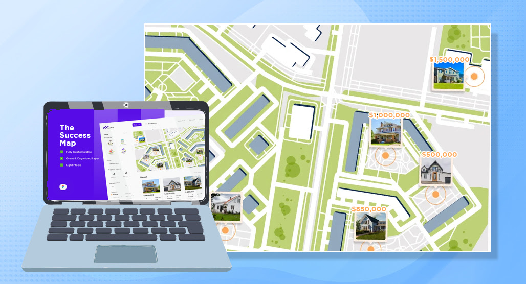 Real estate success roadmap with key milestones