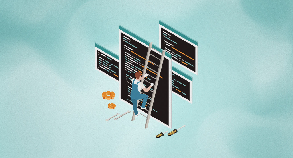 Web scraping software interface on desktop screen