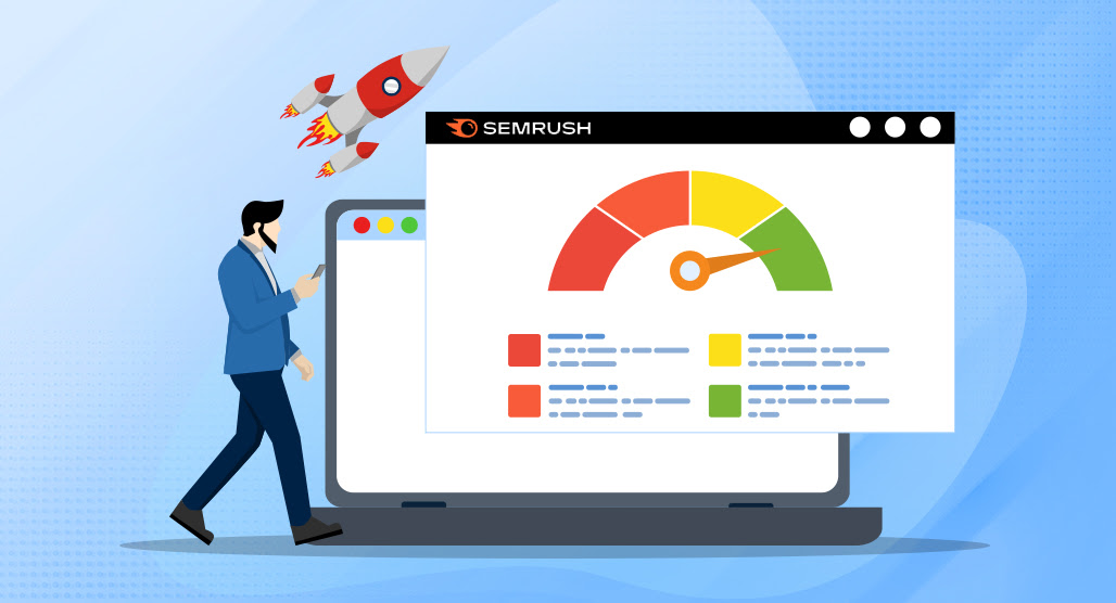 Semrush traffic analysis dashboard overview
