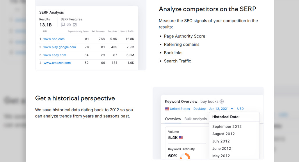 Semrush traffic data sources diagram
