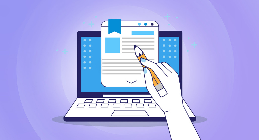 Person researching notes at a desk