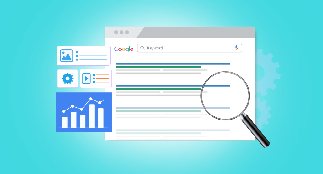 Keyword difficulty comparison chart for search terms