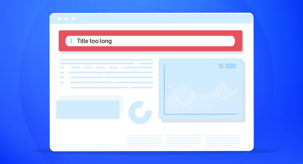 Search result with truncated title tag