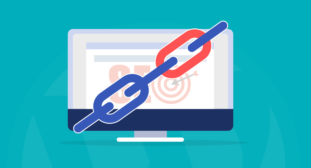 SEO ranking graph showing potential link penalties