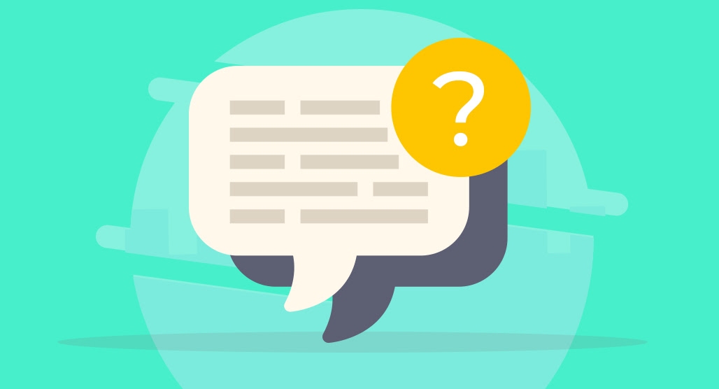 Person reading blog post comments section