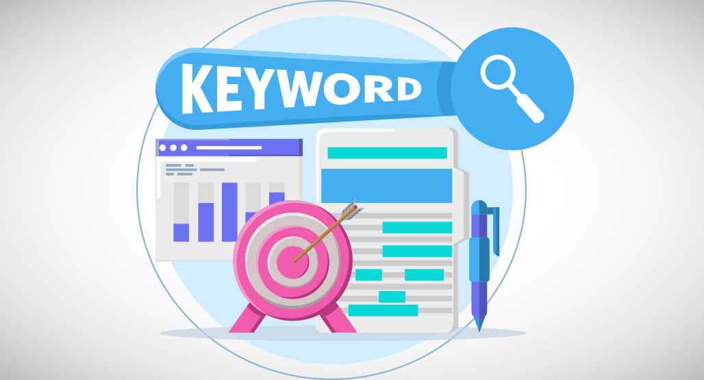 Keyword gap analysis comparison chart example