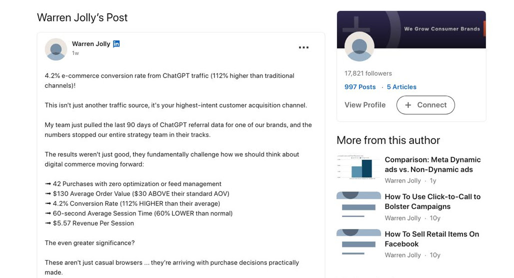 Person analyzing website traffic analytics data