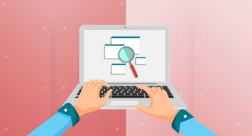 Search intent mapping process diagram illustration