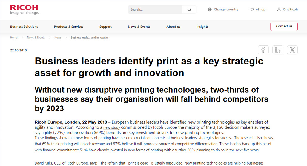 Exaggerated claims highlighted in rejected press release