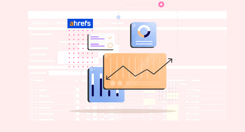 Ahrefs Content Gap Analysis tool interface