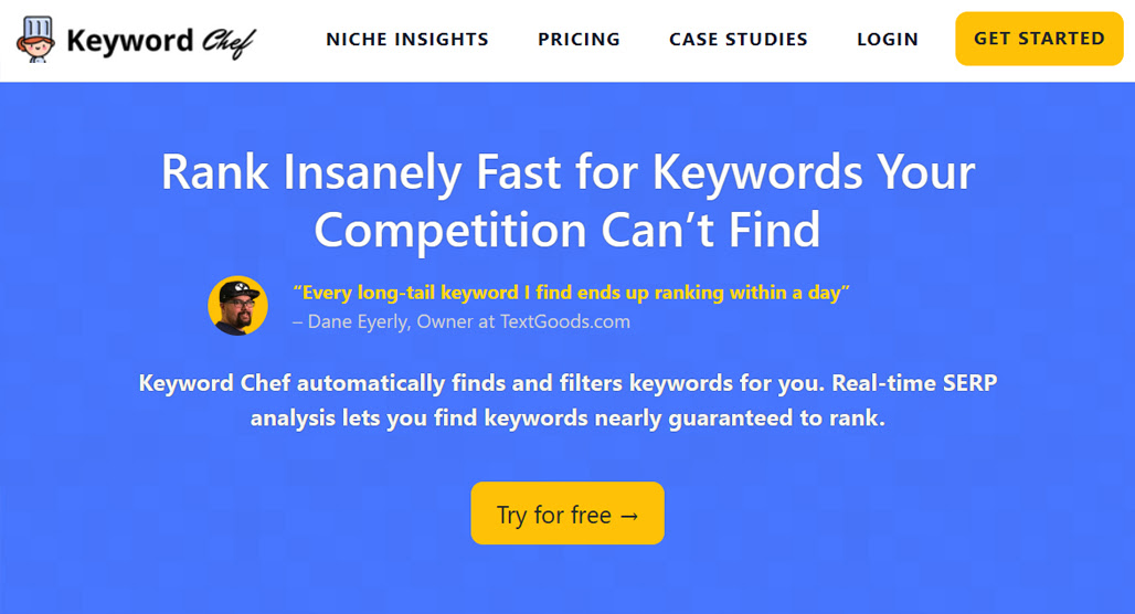 Keyword Chef pricing and value comparison