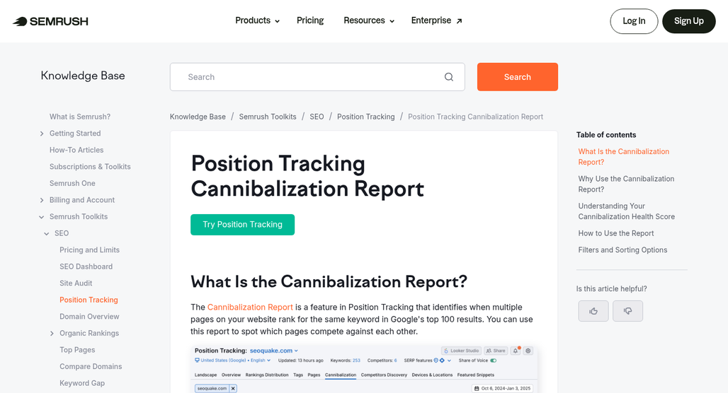Search rankings dropping due to competing pages