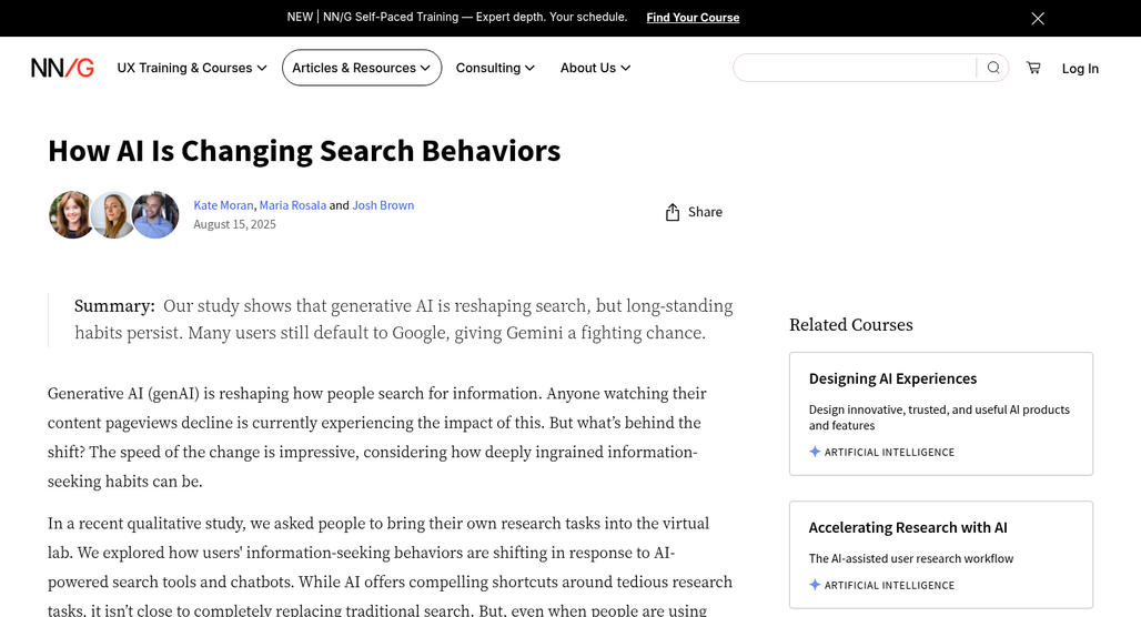 Google PASF feature appearing in search results