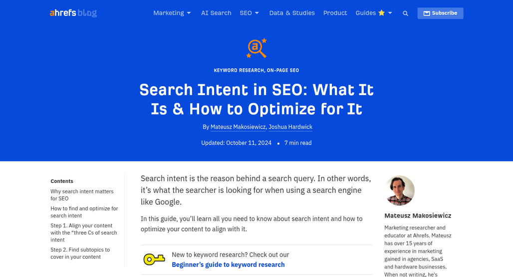 Google PASF keyword results in search interface