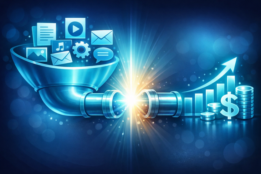 Gap between content metrics and revenue data