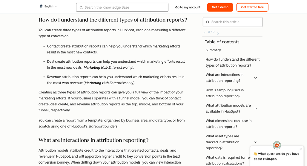 Revenue map replacing traditional topic list