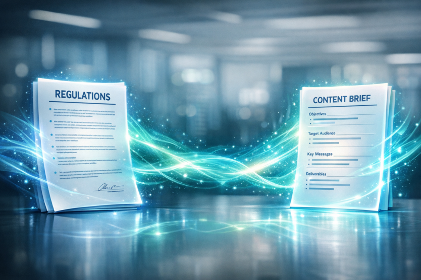 Regulatory alert transforming into content idea